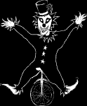 unicycle clown